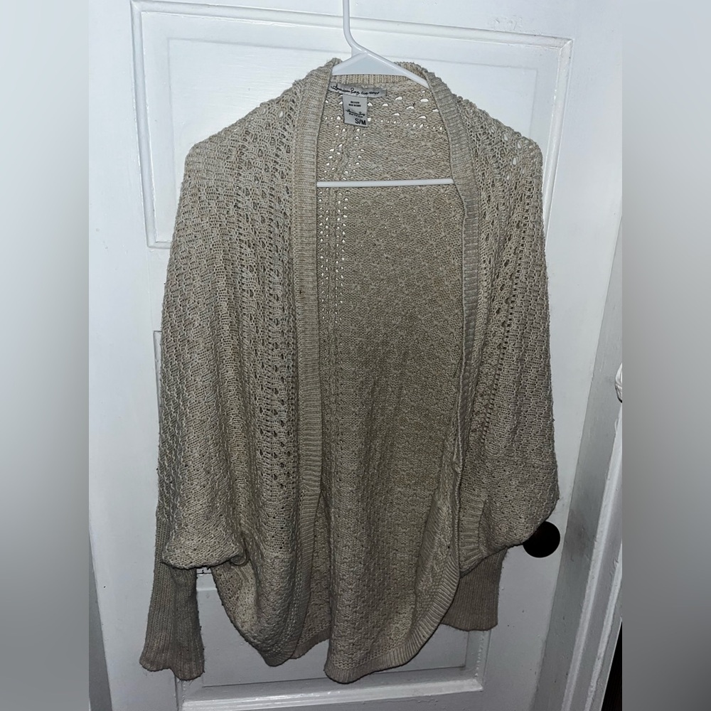 American Rag Crochet Sweater